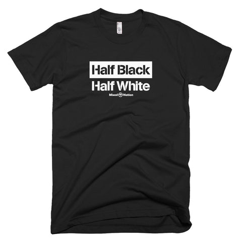 Half Black Half White Unisex T-shirt