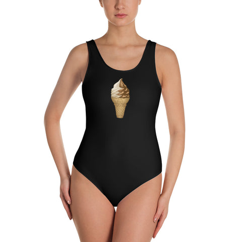 Swirl Cone One-Piece Swimsuit