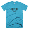 Justice for All black logo unisex t-shirt